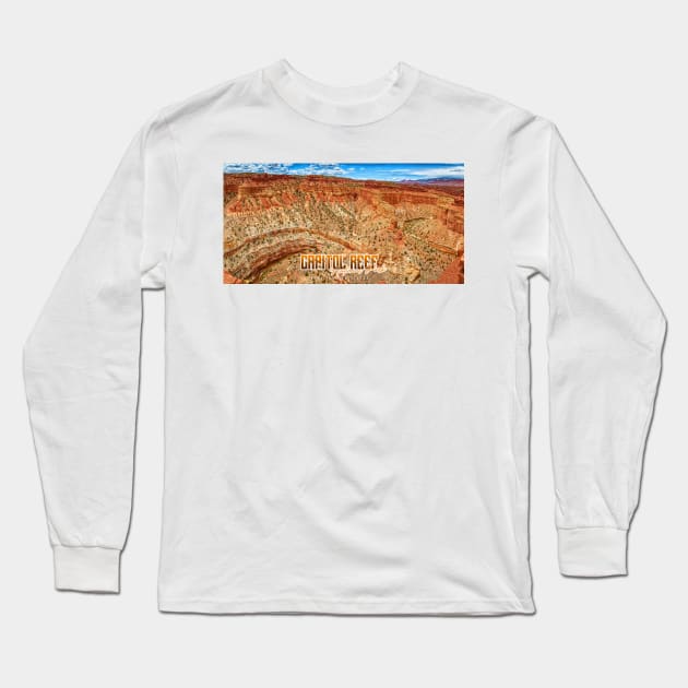 Capitol Reef National Park Long Sleeve T-Shirt by Gestalt Imagery